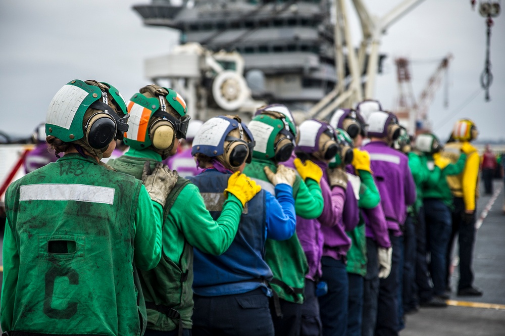 USS George Washington action