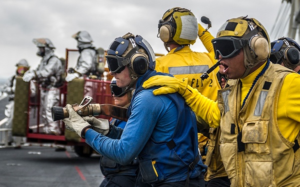 USS George Washington action