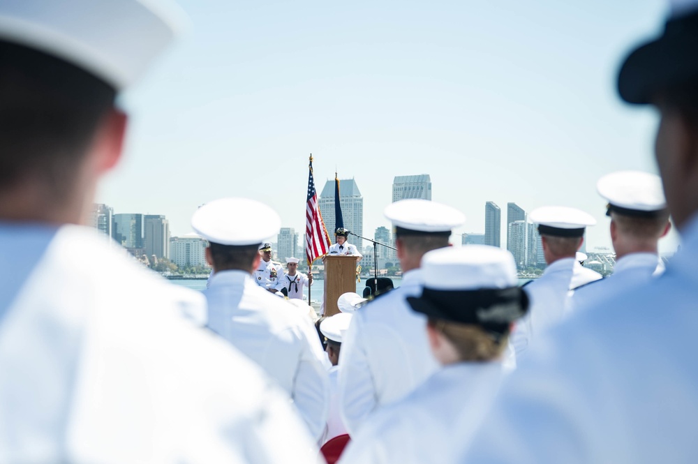 Change of command ceremony