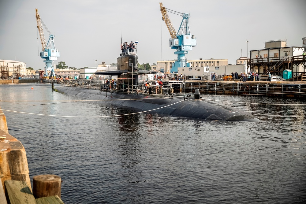 USS Helena arrives in Norfolk
