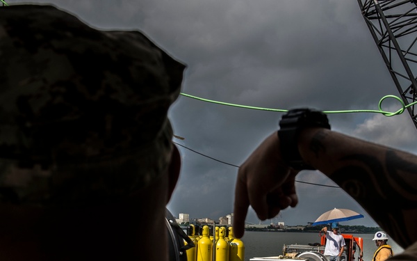 CSS Georgia Salvage Operation