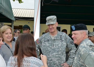 Patch ceremony for BG Kenneth H. Moore, Jr.Caserma Ederle, Vicenza, Italy
