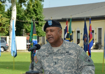 Patch ceremony for BG Kenneth H. Moore, Jr.Caserma Ederle, Vicenza, Italy