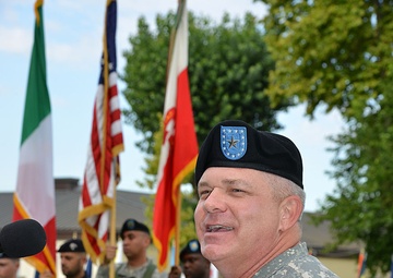 Patch ceremony for BG Kenneth H. Moore, Jr.Caserma Ederle, Vicenza, Italy.