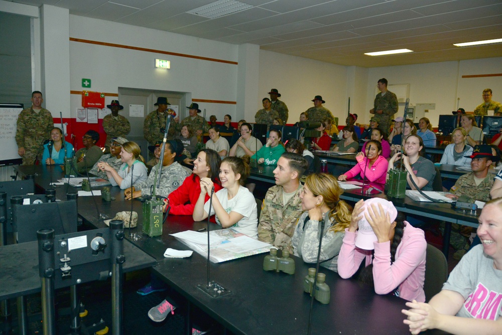 Fires squadron conduct a spouse Spur Ride
