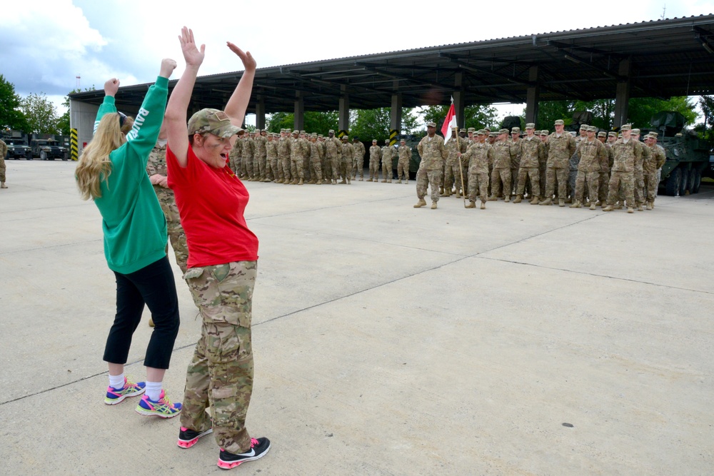 Fires squadron conducts spouse Spur Ride