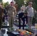 Paratroopers participate in wreath-laying ceremony during Ukrainian Independence Day