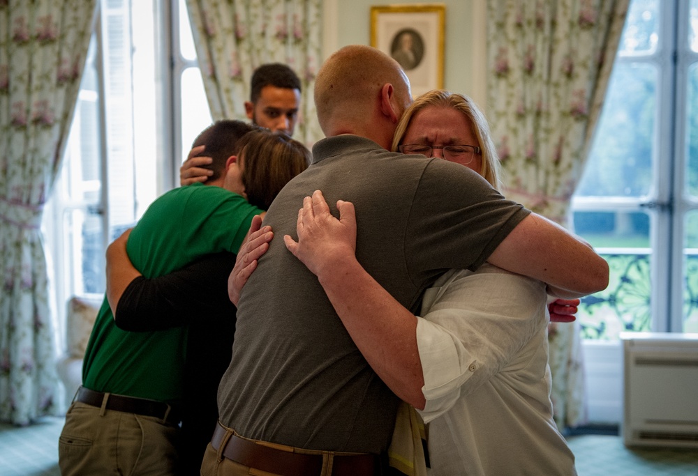 American heroes reunited with family