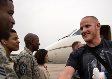 US service members who foiled train attack receive 'heroic welcome' at Ramstein