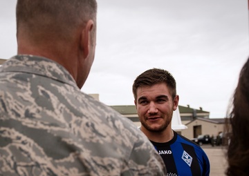 US service members who foiled train attack receive 'heroic welcome' at Ramstein