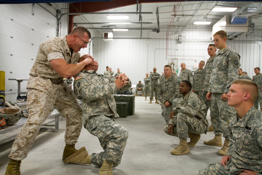 Staff Sgt. Hanson MP training