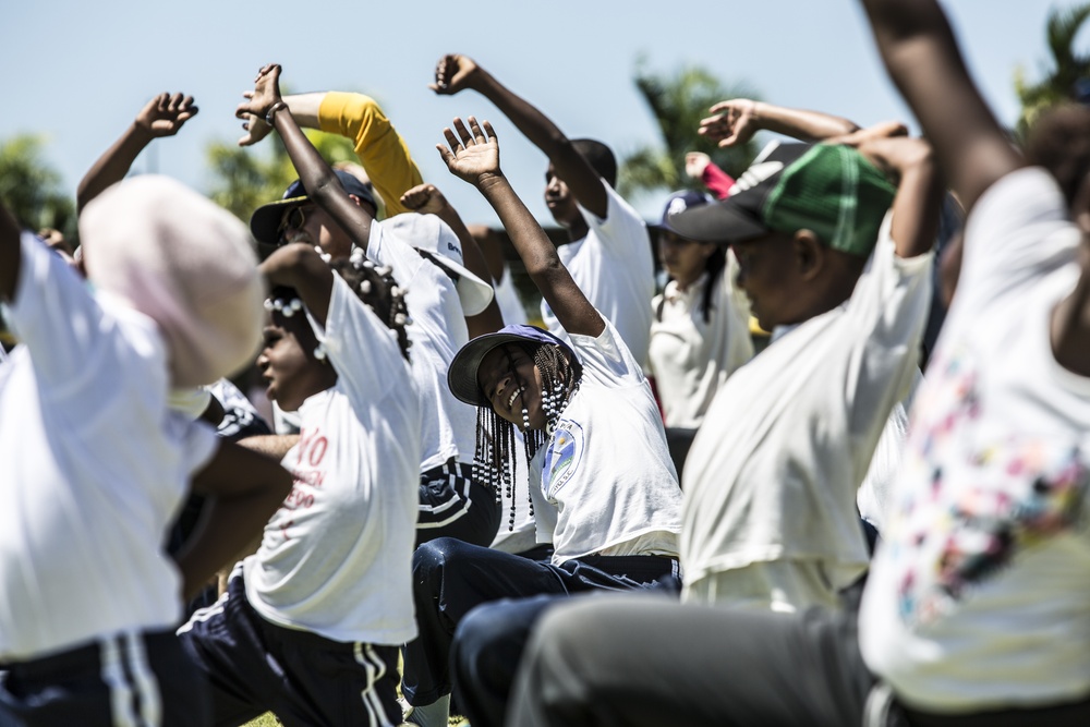 Marines and Sailors visit Padres baseball complex