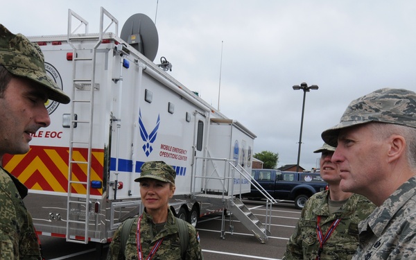 148th Fighter Wing trains with Mobile Emergency Operations Center