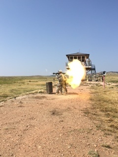 Sappers fire live AT-4 round