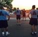 Early morning physical training for Vertical Engineer Company
