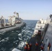 U.S. Marines replenish at sea