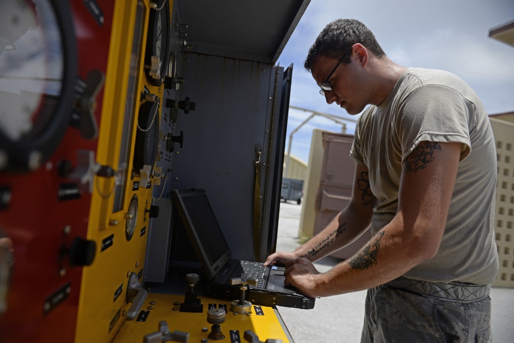 Ground equipment maintainers support flightline mission