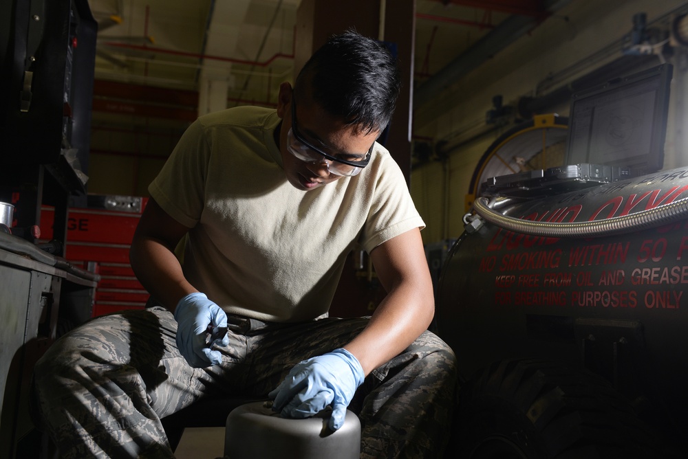 Ground equipment maintainers support flightline missions