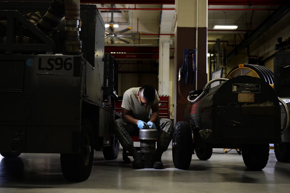 Ground equipment maintainers support flightline missions