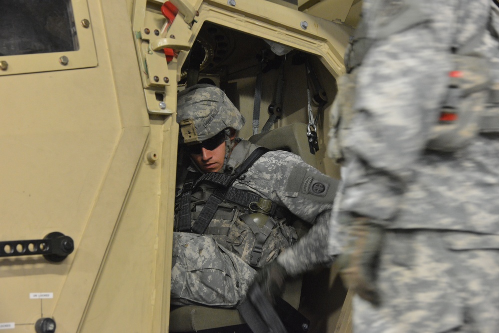 MRAP egress training