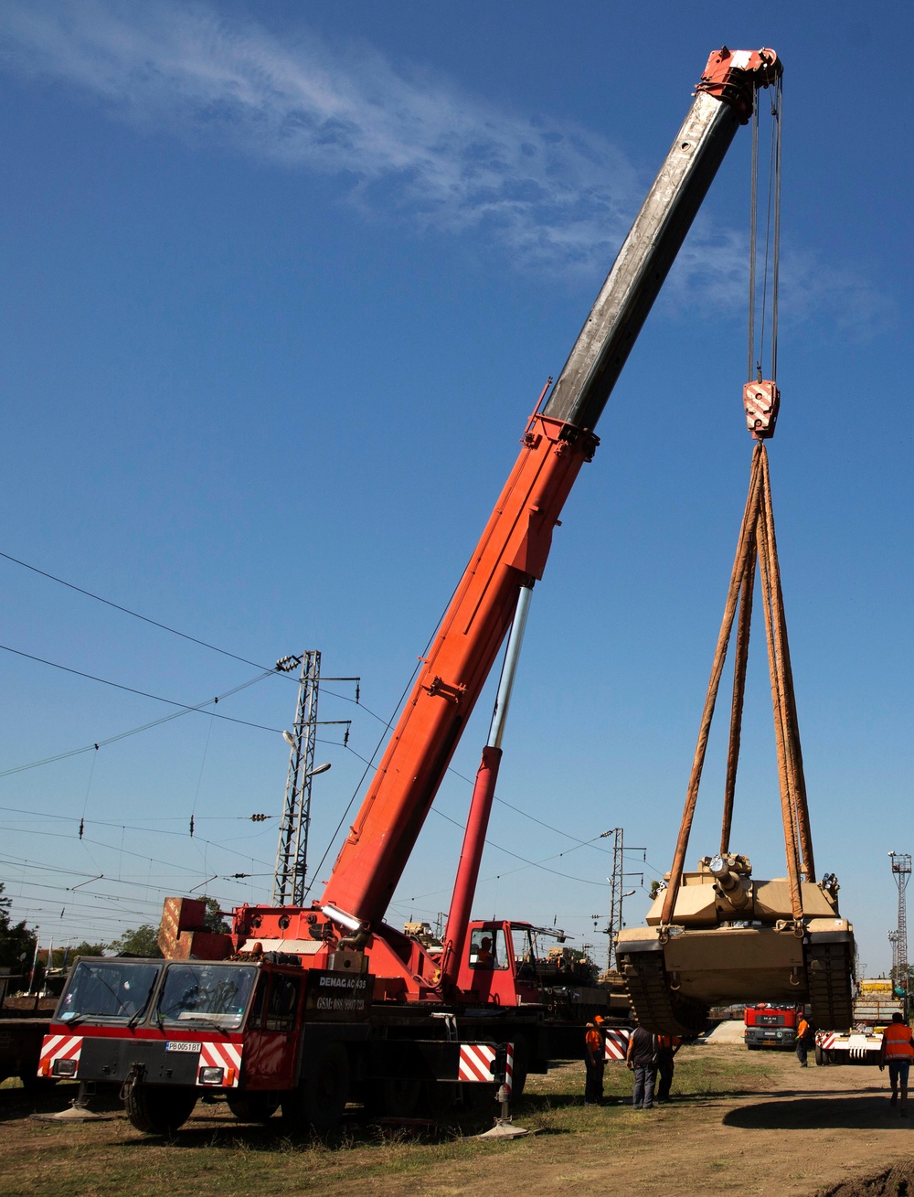 U.S. Marine armor, weapons arrive in Bulgaria