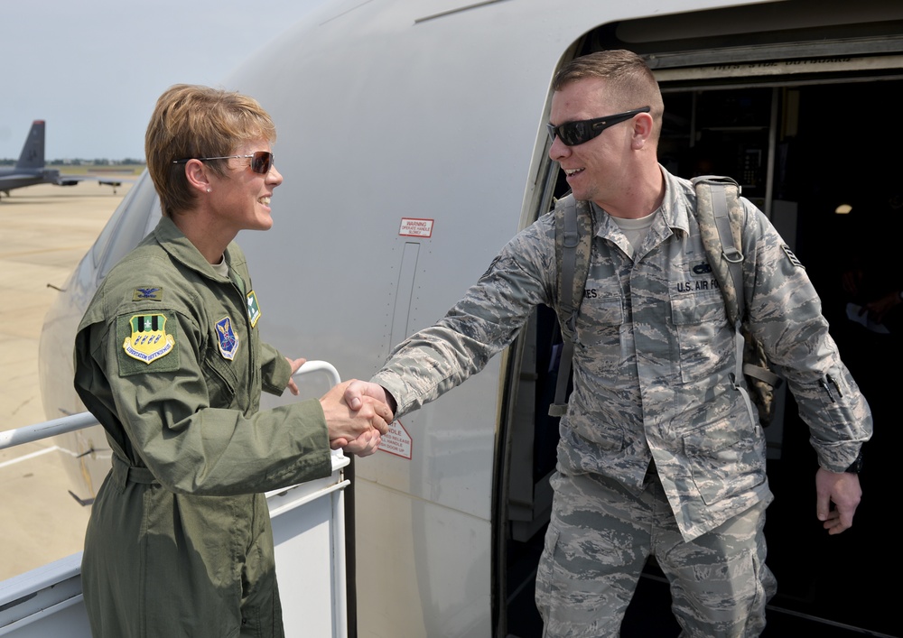 Airmen return home from six-month deployment