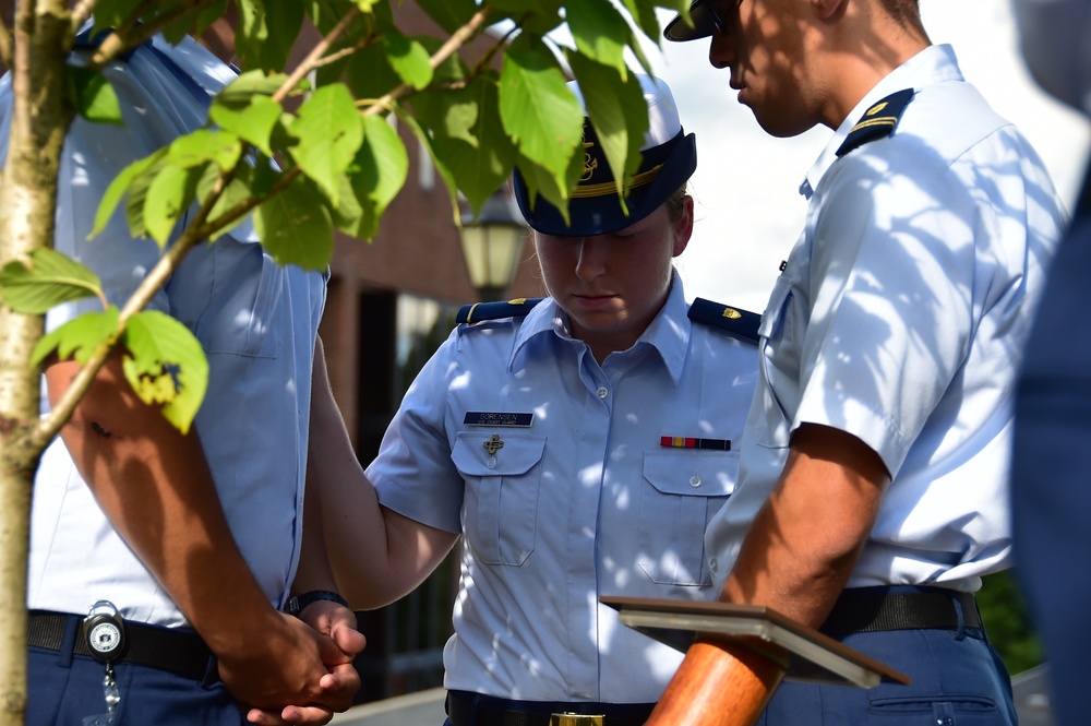USCGA dedicates tree to cadets from country of Georgia killed in car crash