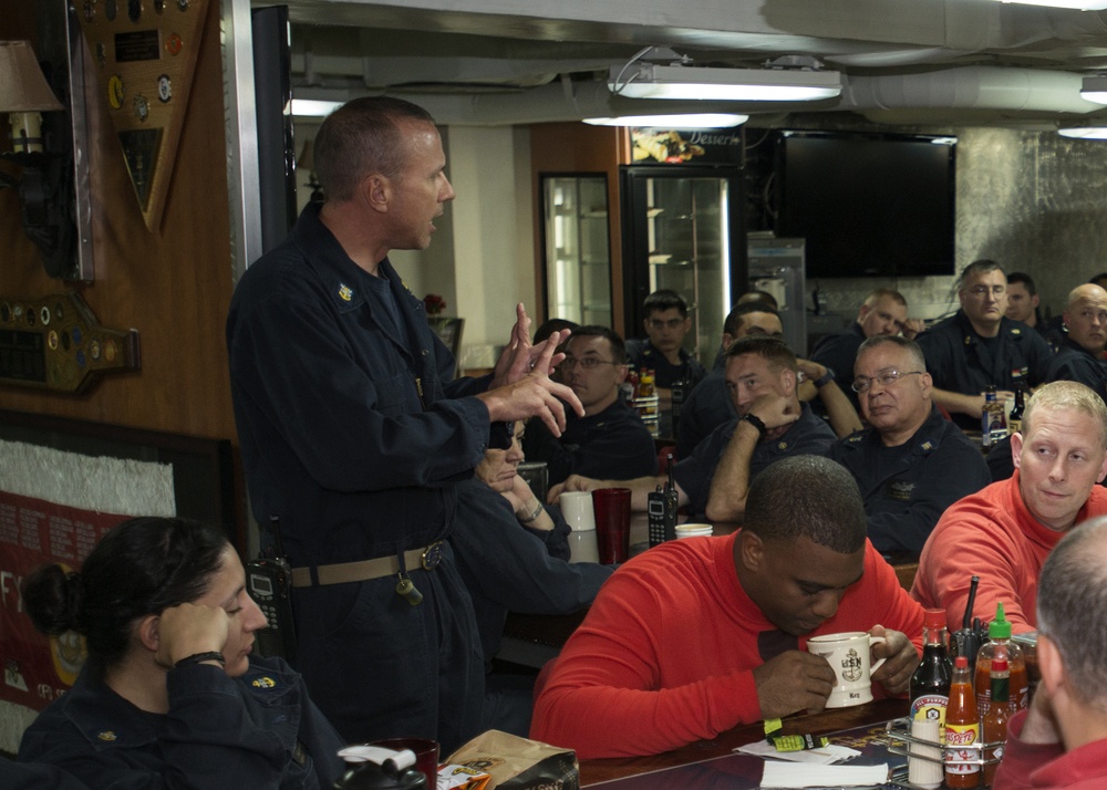 USS Ronald Reagan action