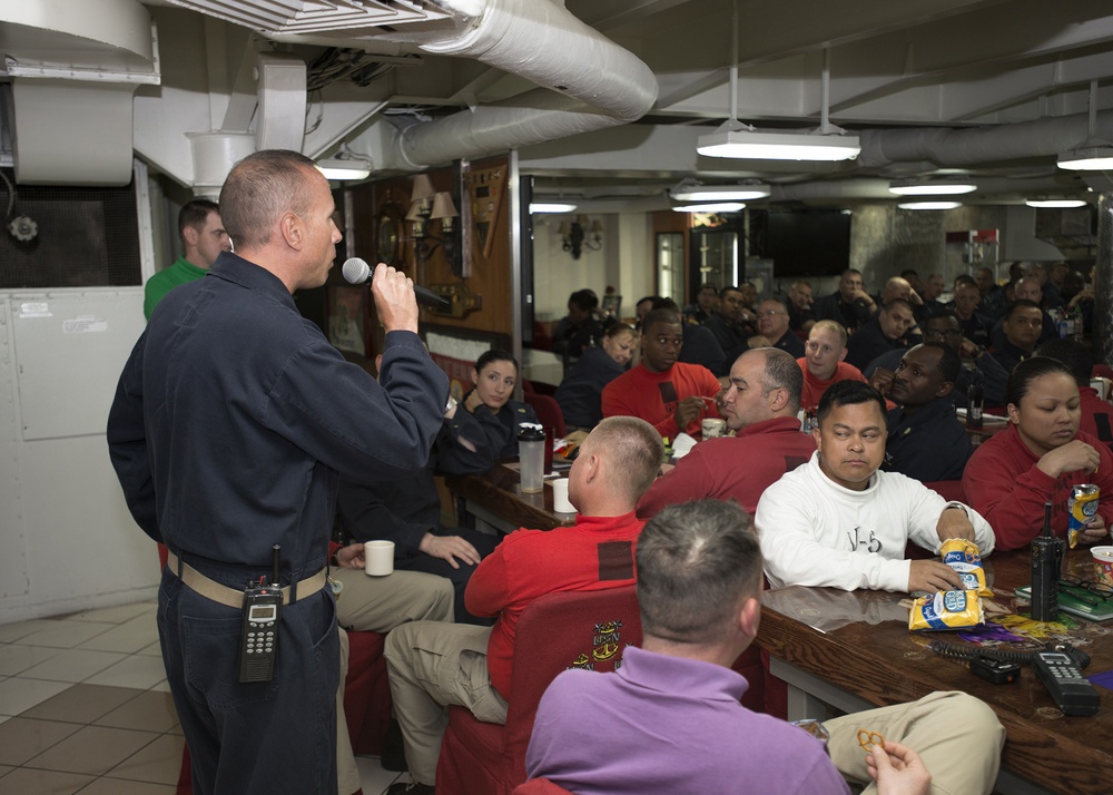 USS Ronald Reagan action