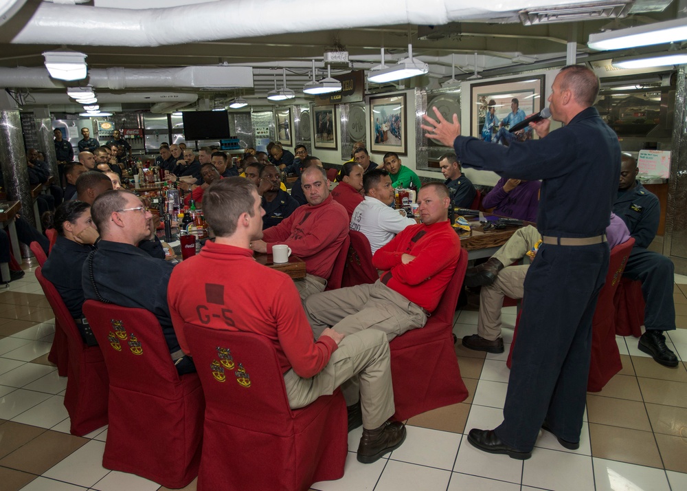 USS Ronald Reagan action