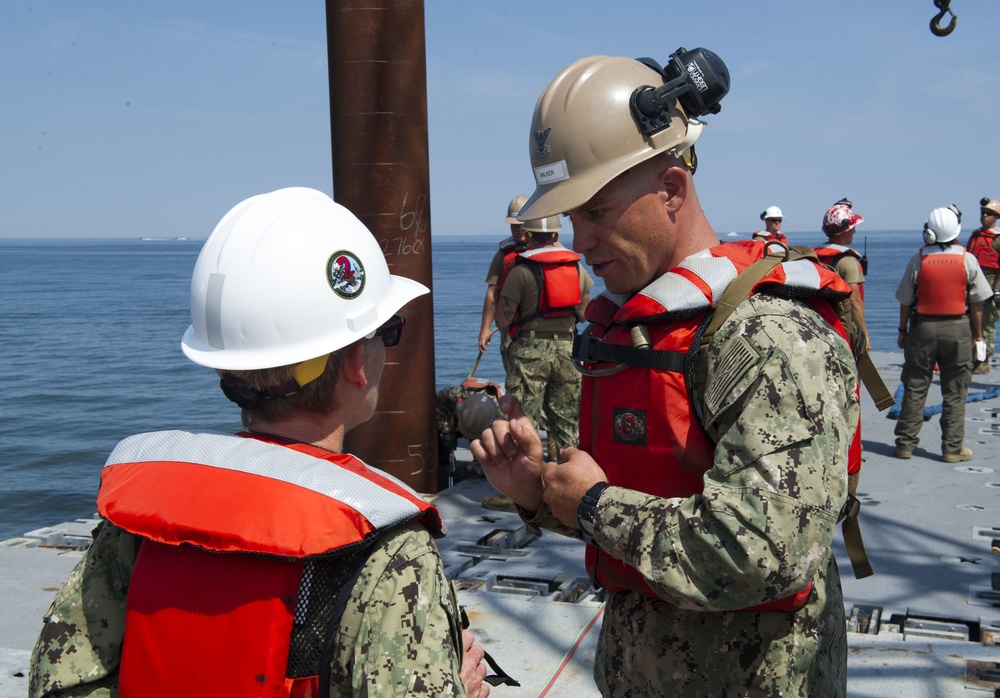 ELCAS build exercise aboard JEB Little Creek