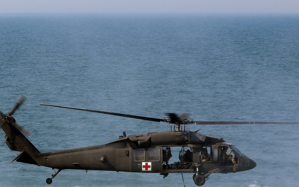 MEDEVAC overhead