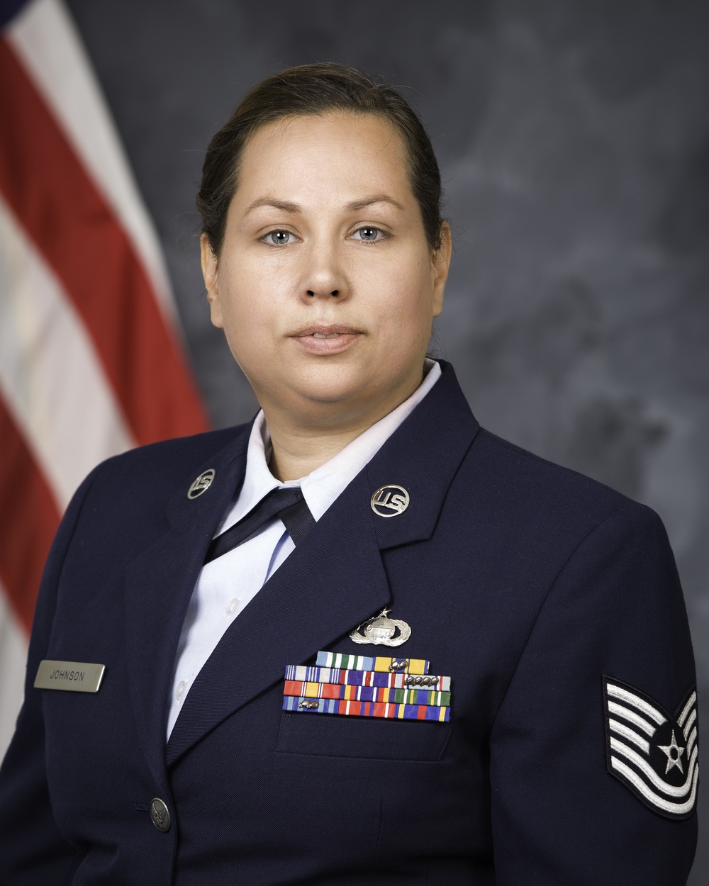 Official portrait of Technical Sgt. Mandy M. Johnson, US Air Force