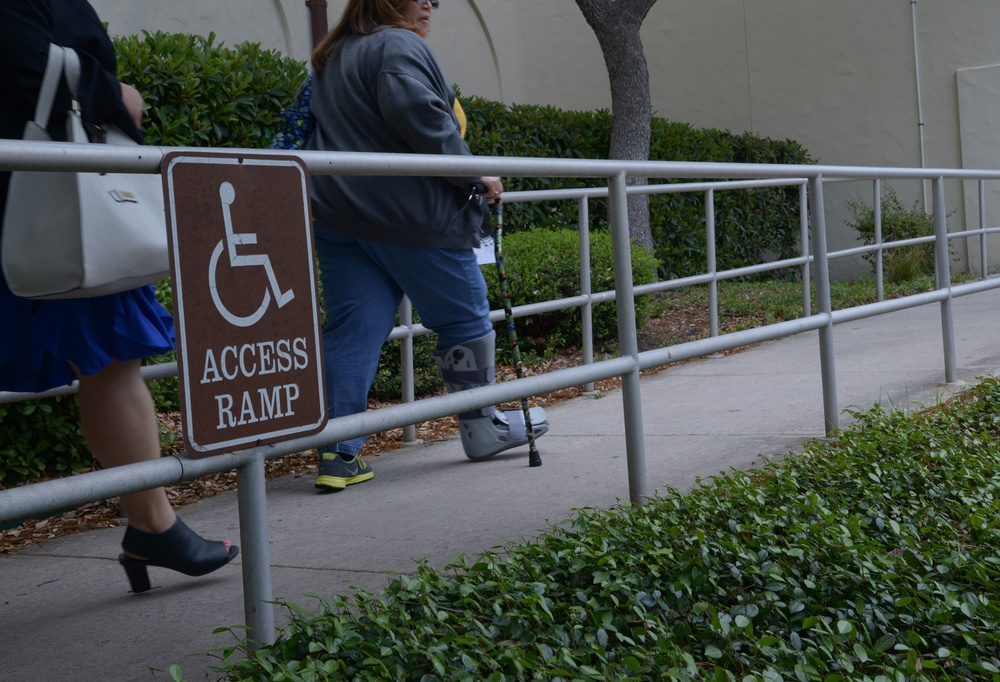 Wheelchair-accessible ramp