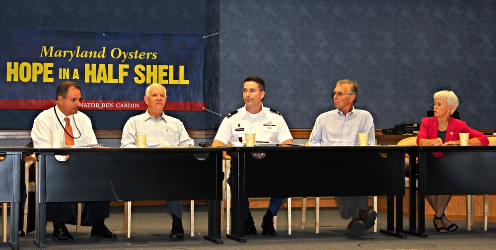 Army Corps of Engineers, Baltimore District commander joins Sen. Cardin for panel on oyster aquaculture
