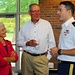 Army Corps of Engineers, Baltimore District commander speaks with Sen. Eckardt at Maryland hatchery