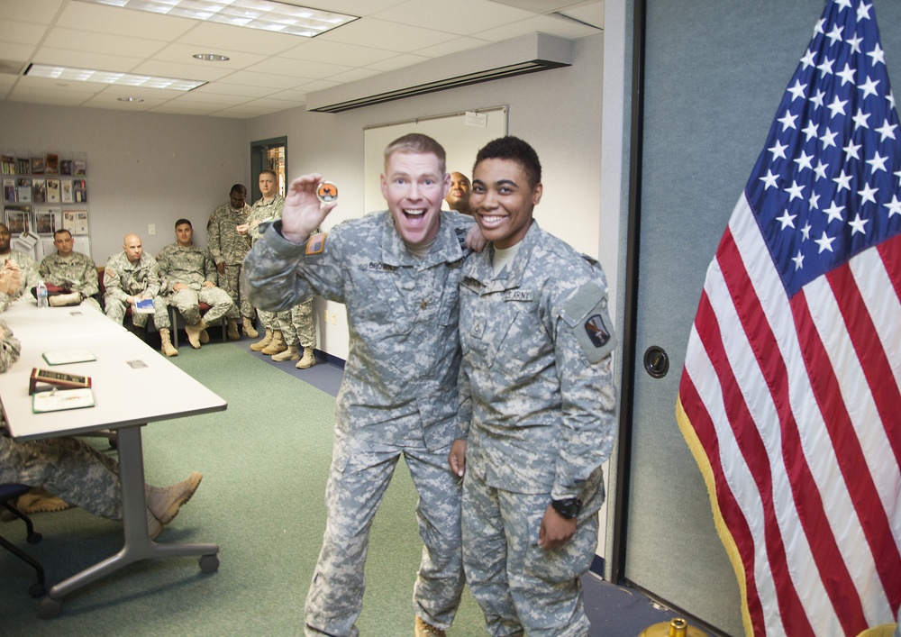 55th Signal Company (Combat Camera) award ceremony