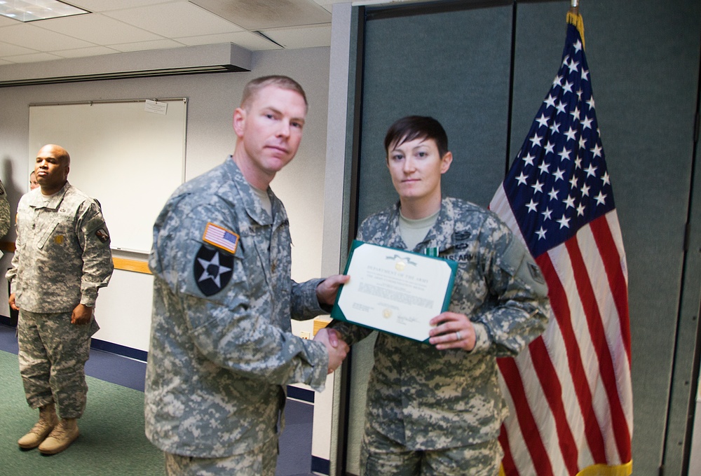 55th Signal Company (Combat Camera) award ceremony