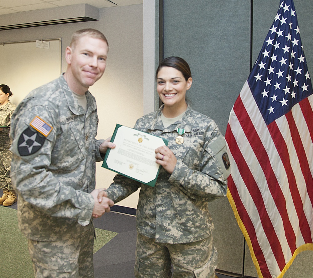 55th Signal Company (Combat Camera) award ceremony