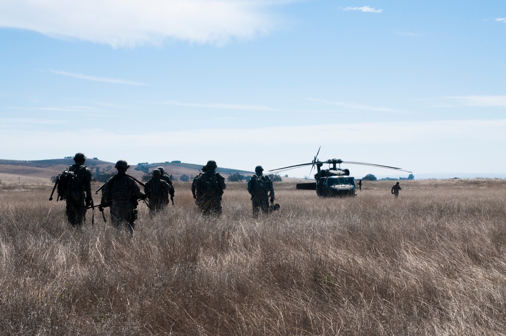 1-140th Aviation conducts air assault with 1-184th Infantry