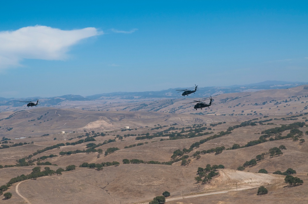 1-140th Aviation conducts air assault with 1-184th Infantry