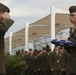 Flag Ceremony honoring the memory of retired U.S. Marine Gunnery Sgt. Clark S. Barnum