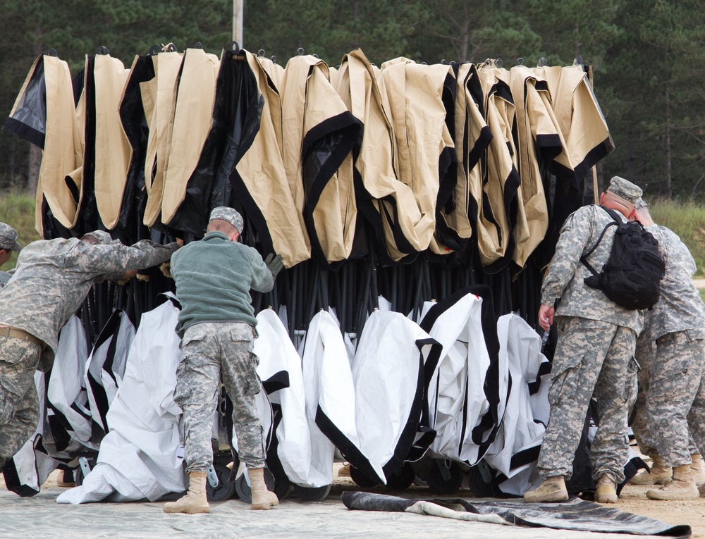 364th ESC takes down a tent