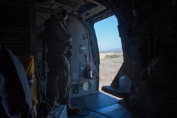VMM-166, Infantry Marines conduct predeployment training