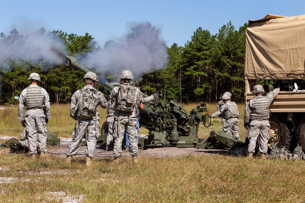 3-112 live fires M777A2 and M119A3 howitzers