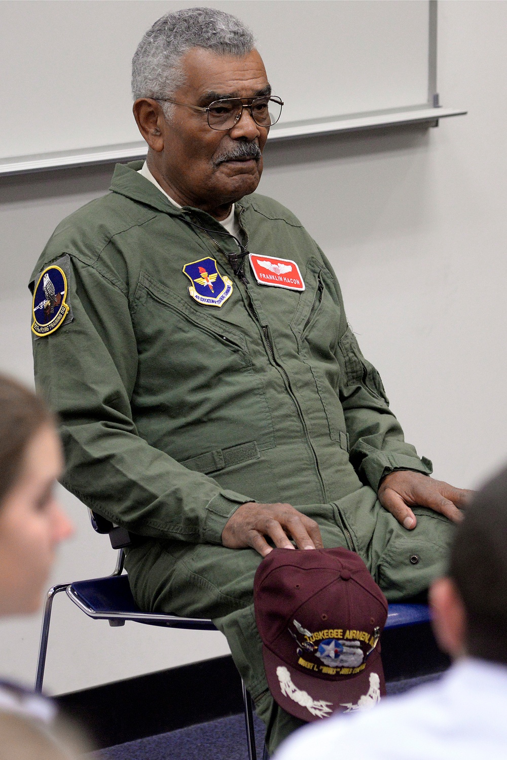 Tuskegee Airman visits US Air Force Academy