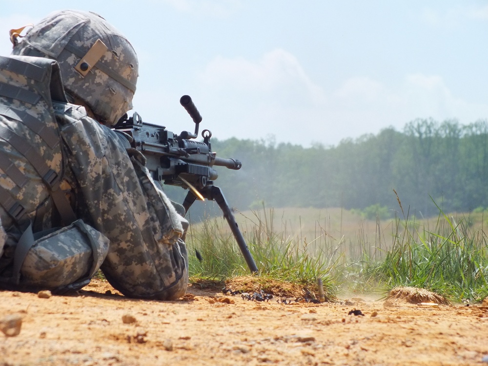 1194th Engineer Company engaging the enemy