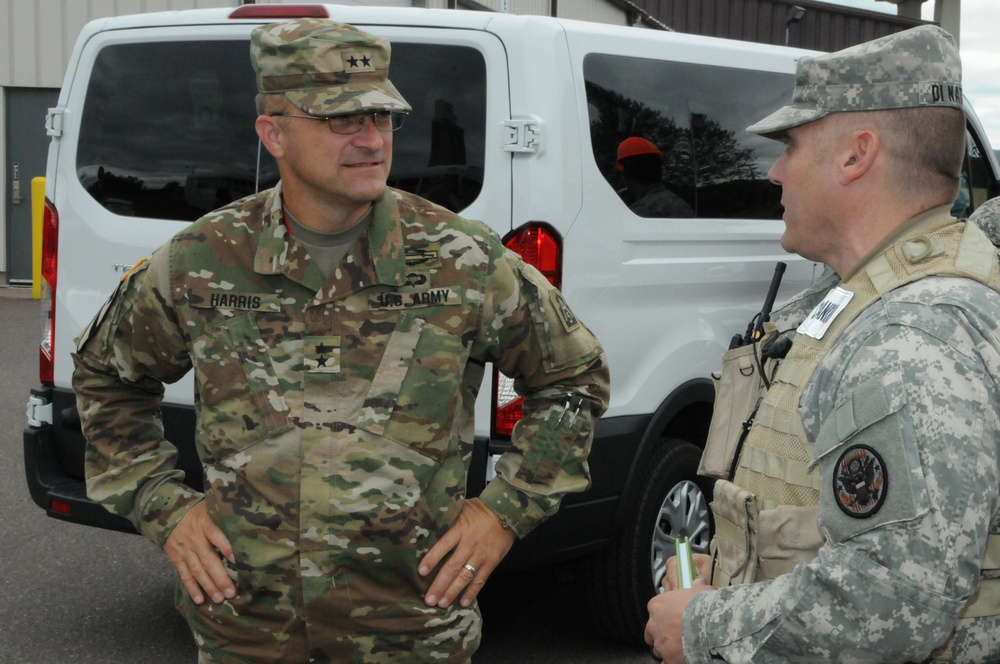 Distinguished visitors observe 55th Civil Support Team (CST) during Vigilant Guard 2015 (VG15)