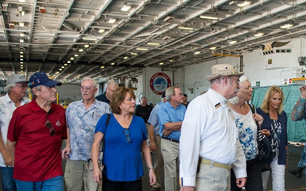 Navy League members tour USS George Washington