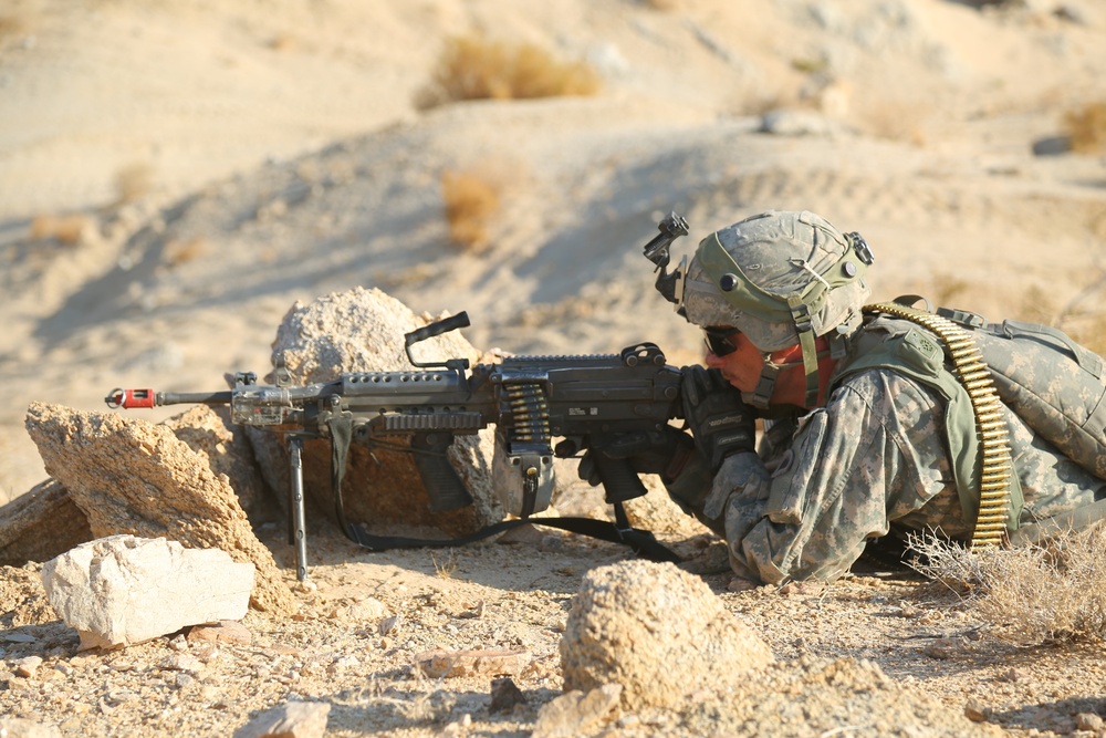 Oregon Army National Guard conducts training at the National Training Center